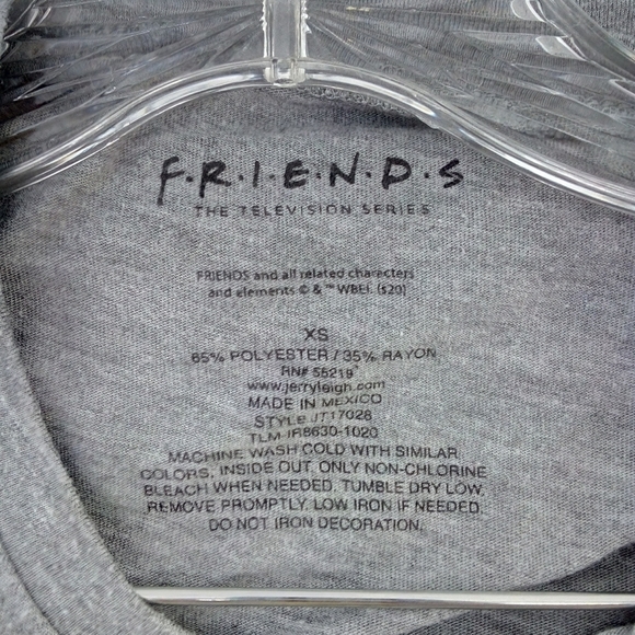 Friends Central Perk Gray Short Sleeve Shirt Tee XS TV Show Merchandise Coffee - Picture 7 of 8
